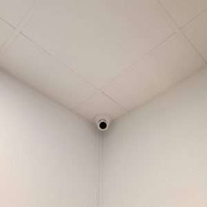 Corner security camera