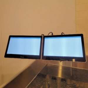 Wall Mounted and installed POS