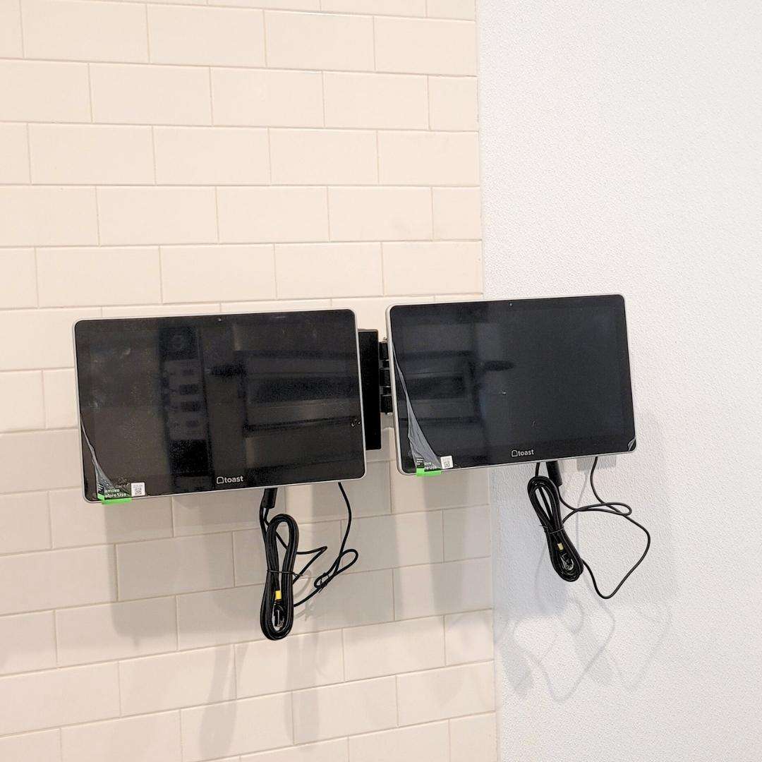 Two wall mounted POS