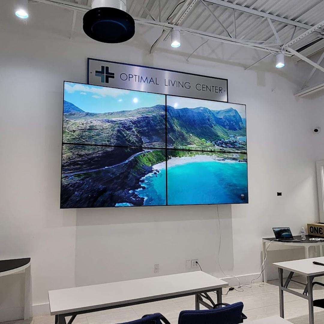 Video Wall Installed at Optimal Health Center