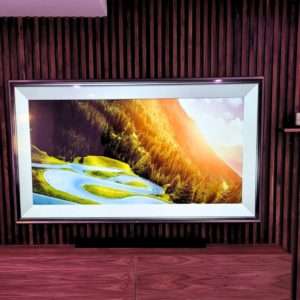 Picture TV Mounted on wall