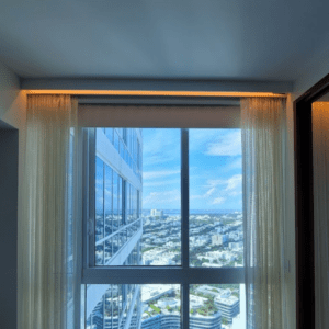 LED lights installed at miami beach appartment